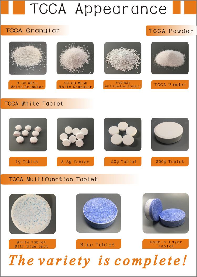 Trichloroisocyanuric Acid (TCCA)CAS No.87-90-1